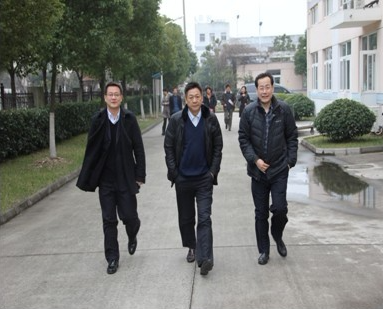 中国海航和上海海虹辅导来公司参观调查